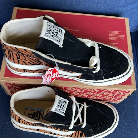 Vans Sk8-Hi 38 Decon S Animal Stripes Black Marshmallow Men’s - Picture 4 of 16